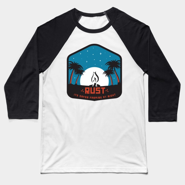 Rust: Night time Baseball T-Shirt by Pixelshop